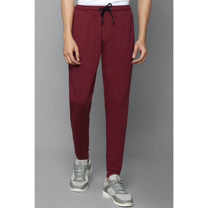 Allen Solly Maroon Jogger Pants (M)
