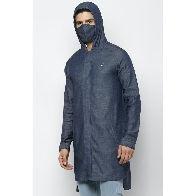 Allen Solly Navy Jacket and Mask (XL)