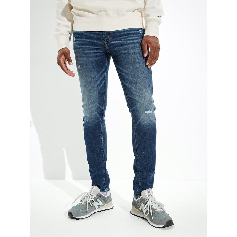 American Eagle Men Blue Air Flex 360 Slim Jeans (29)