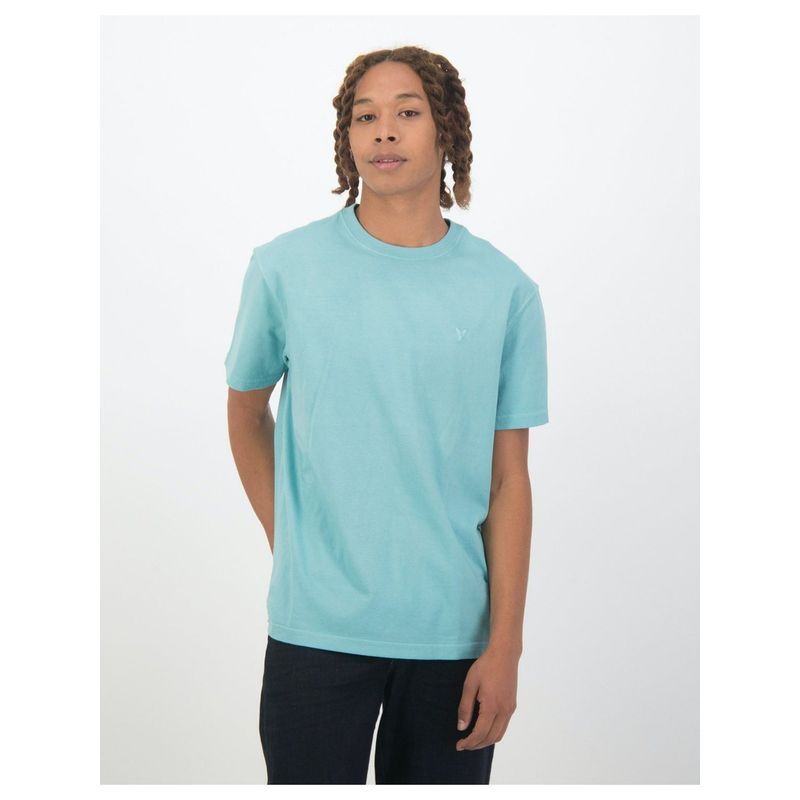 American Eagle Men Blue Super Soft T-Shirt (S) (S)