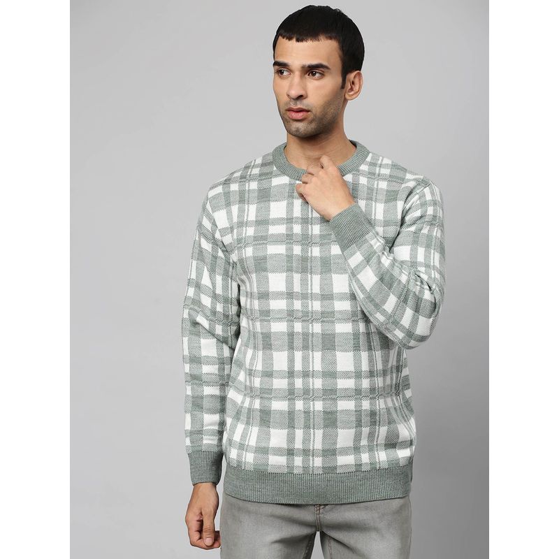 Campus Sutra Men Stylish Checks Casual Sweaters