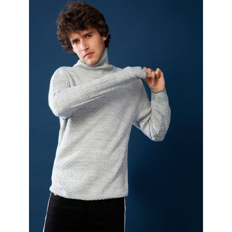 Campus Sutra Men Stylish Solid Casual Sweaters (M)