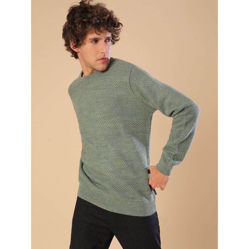 Campus Sutra Men Solid Full Sleeve Stylish Casual Sweaters (S)