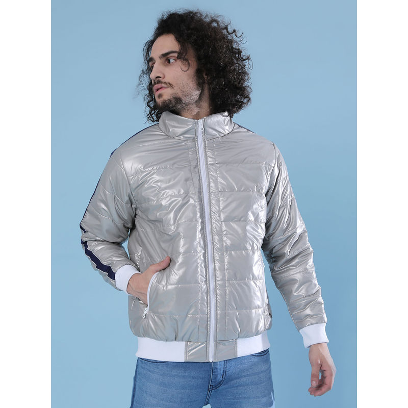 Campus Sutra Men Solid Stylish Casual Winter Bomber Jackets (XL)