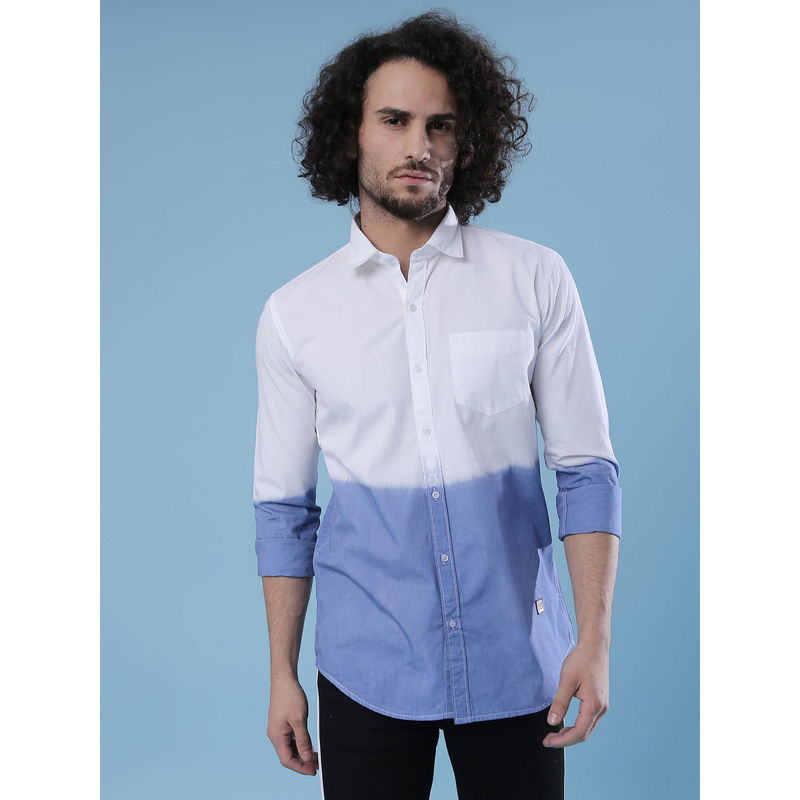 Campus Sutra Men Solid Stylish New Trends Casual Spread Shirt (S) (S)