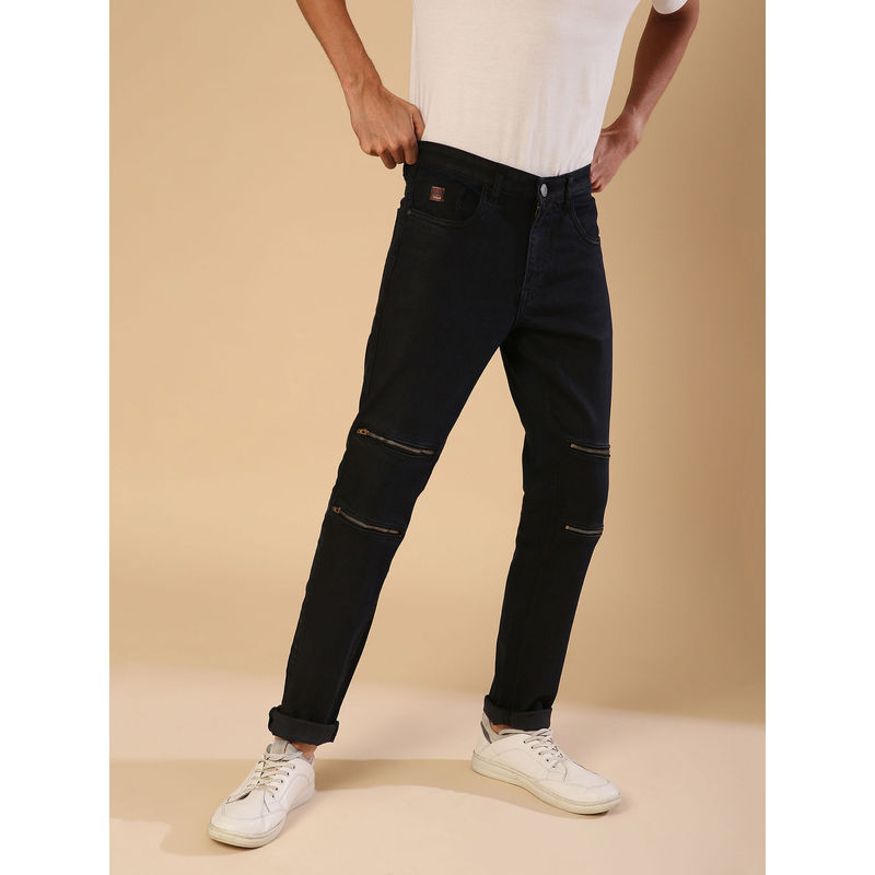 Campus Sutra Men Front Zip Stylish Casual Denim Jeans (28)