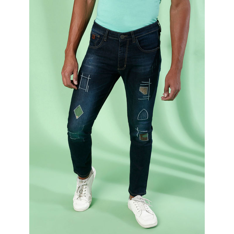 Campus Sutra Men Front Type Stylish Casual Denim Jeans (34)
