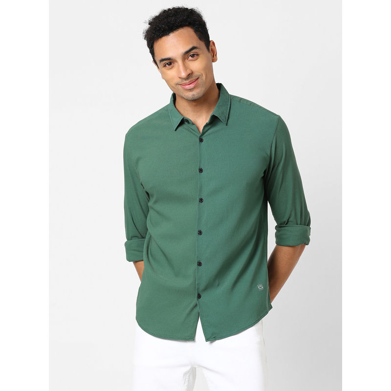 Campus Sutra Men Solid Stylish Summer Casual Shirts (S)