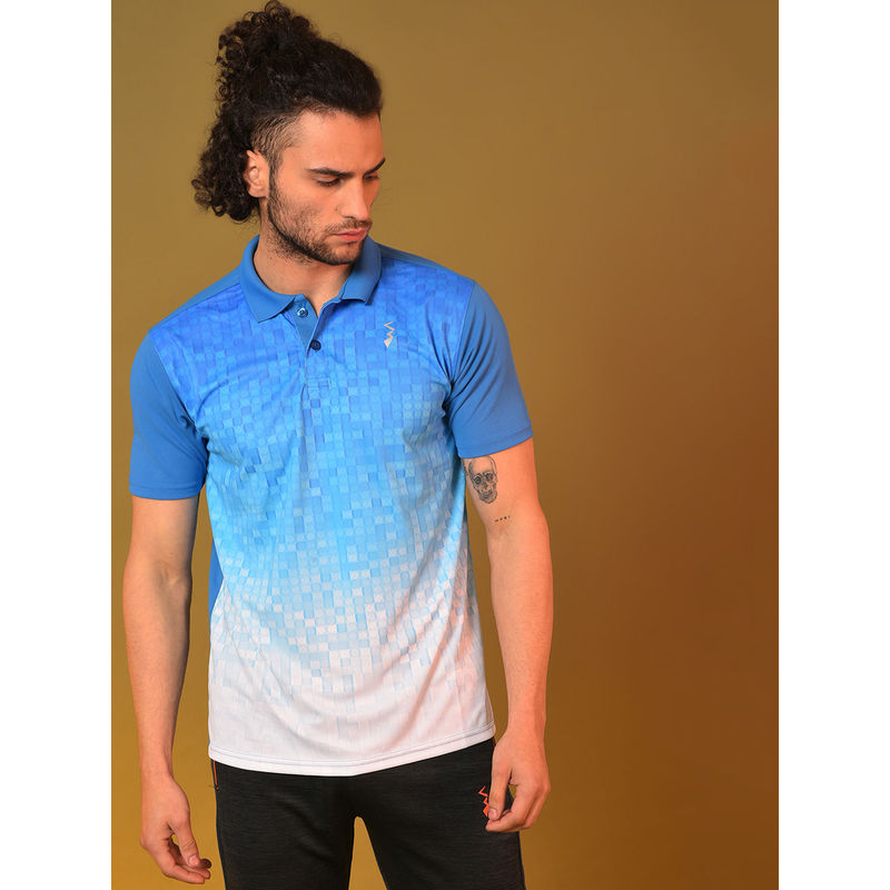 Campus Sutra Men Graphic Design Stylish Active and Sports Polo T-Shirts (M)