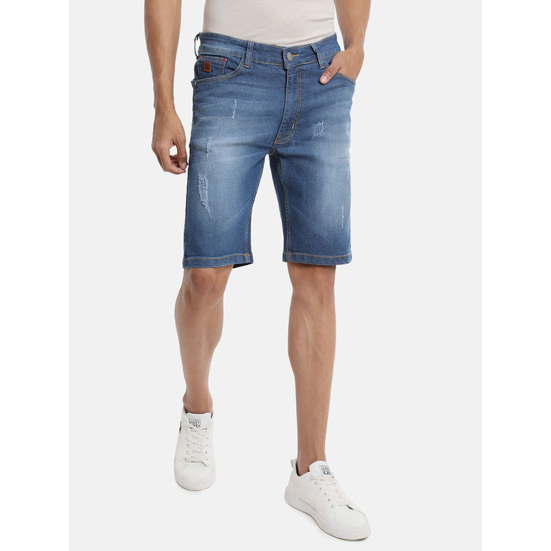 CAHOOT Men Solid Stylish Denim Shorts (32)