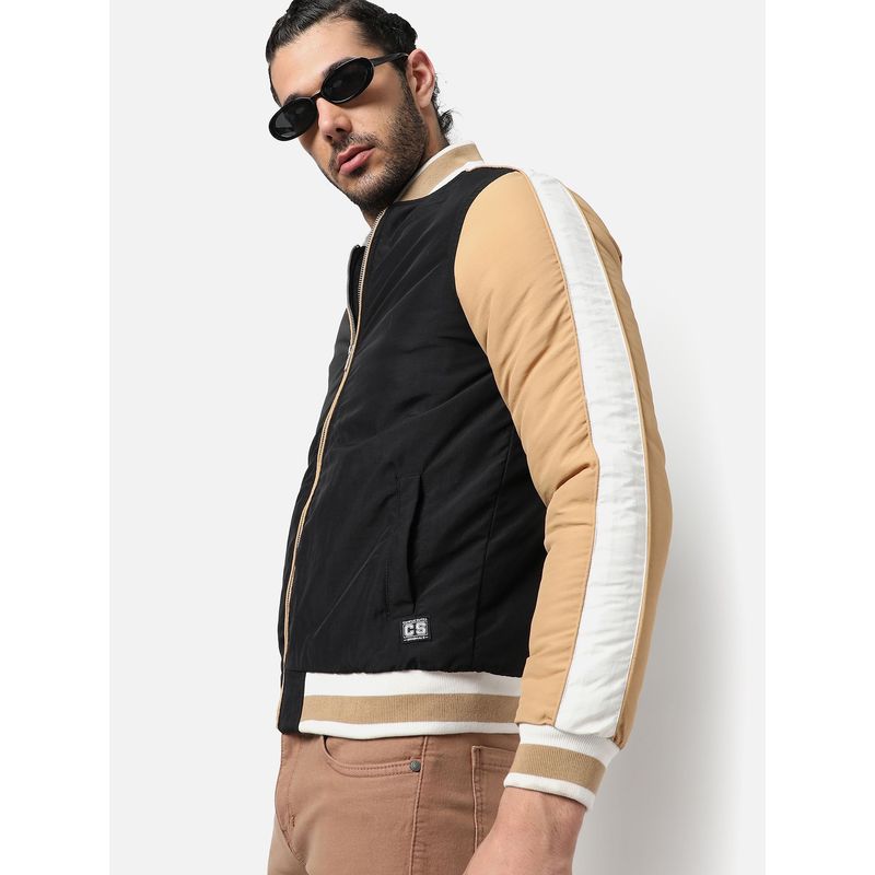 Campus Sutra Colorblock Windcheater & Bomber Jacket (L)