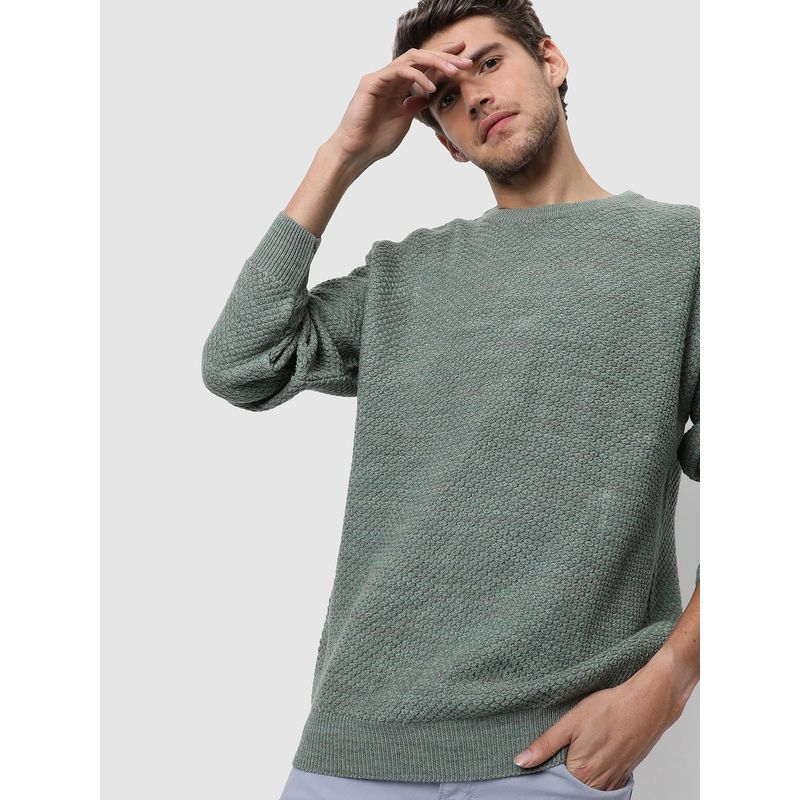 Campus Sutra Solid Full Sleeve Stylish Casual sweater (S)