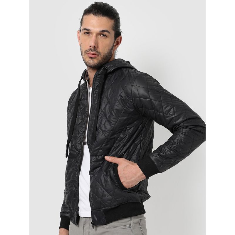 Campus Sutra Full Sleeve Stylish Quilted Jacket (L)