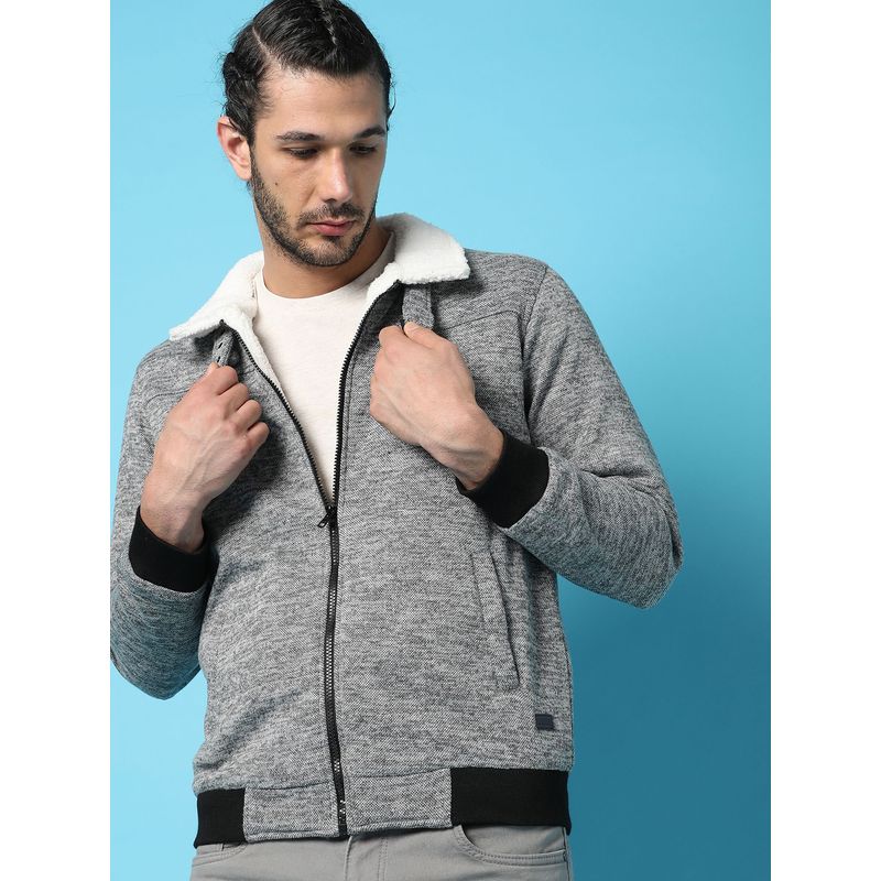 Campus Sutra Men Stylish Solid Winter Casual Jackets (S)