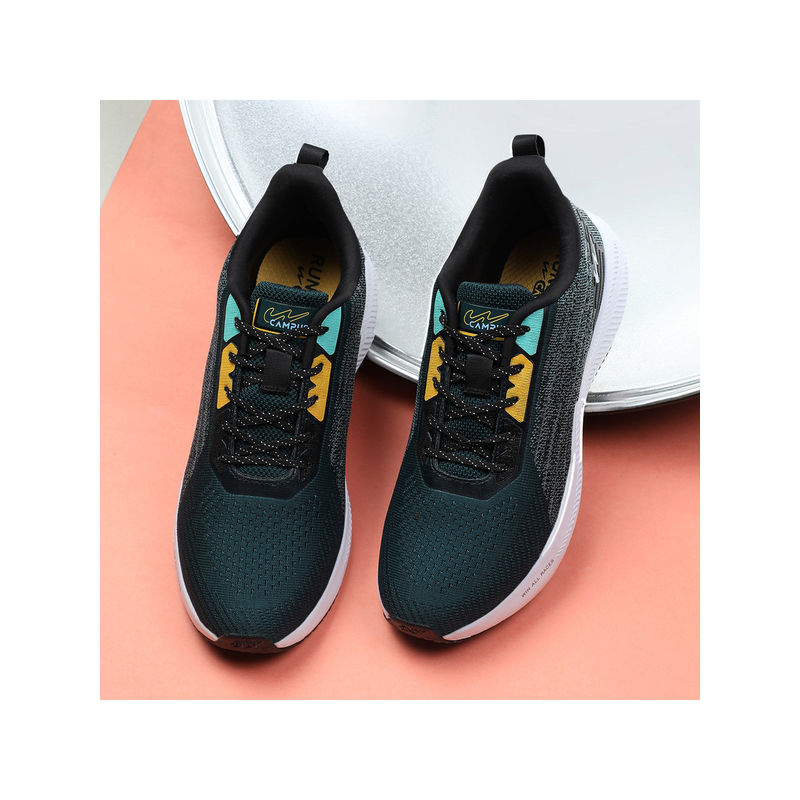 Campus Camp Jasper Black Men's Running Shoes (Uk 6)