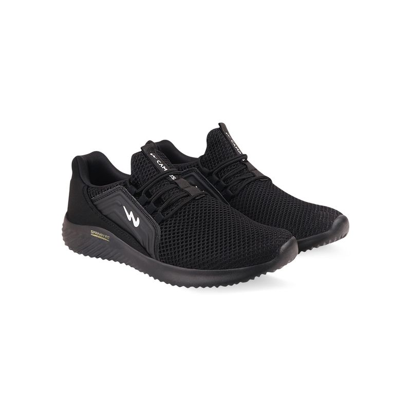 Campus TYSON PRO Black Men's Running Shoes (UK 10)