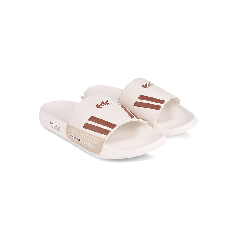 Campus Sl-428 Off White Mens Sliders (UK 8)