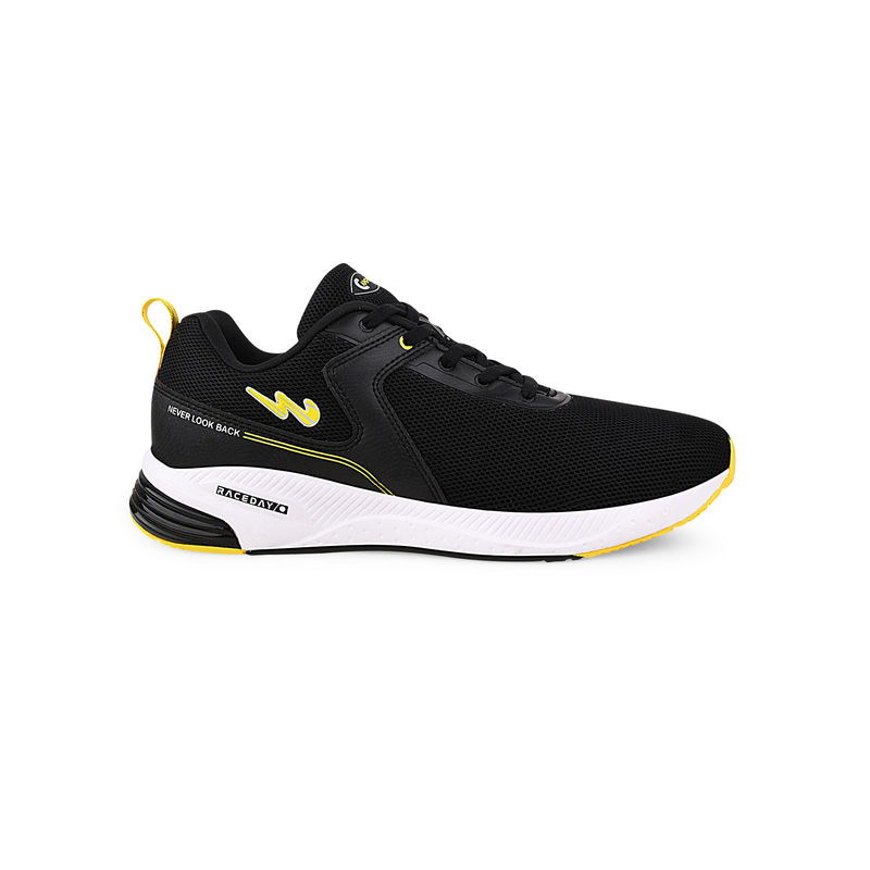 Campus Camp-Slasher Black Men'S Running Shoes (UK 8)