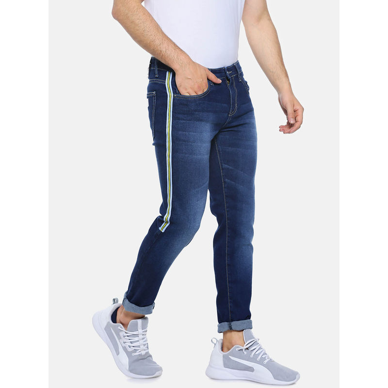 Campus Sutra Men Regular Dark Blue Jeans (34)