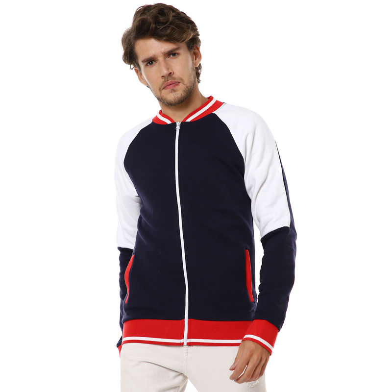 Campus Sutra Men Full Sleeve Stylish Casual Windcheater Varsity Jacket (S)