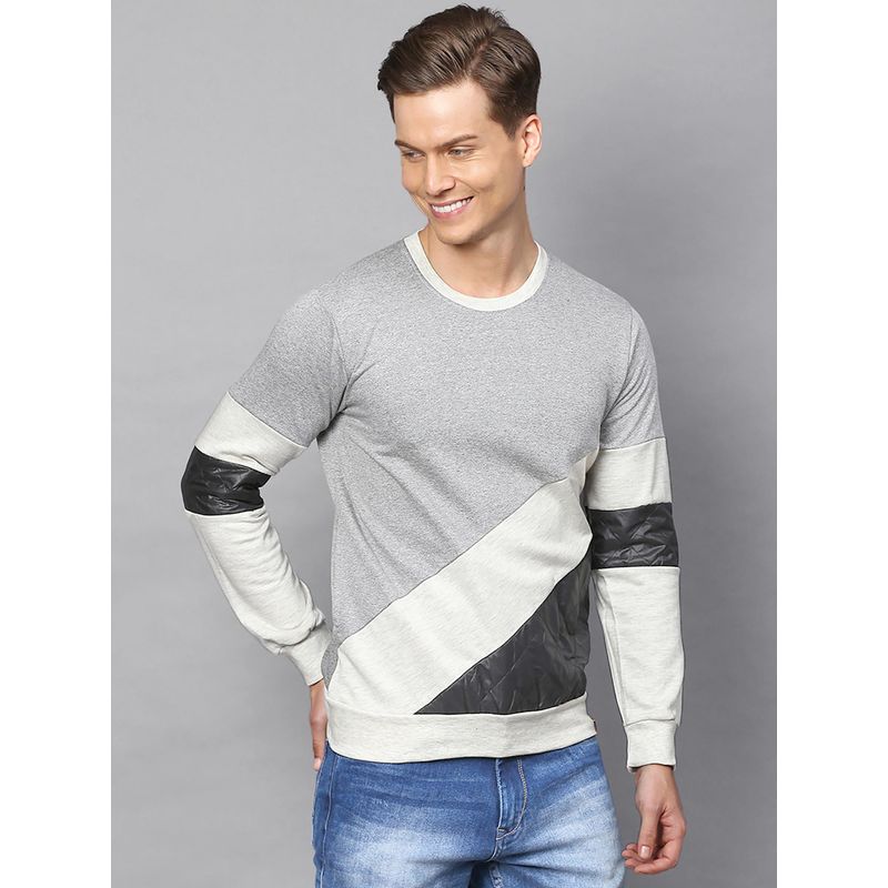 Campus Sutra Men Full Sleeve Stylish Casual Sweatshirt (S)