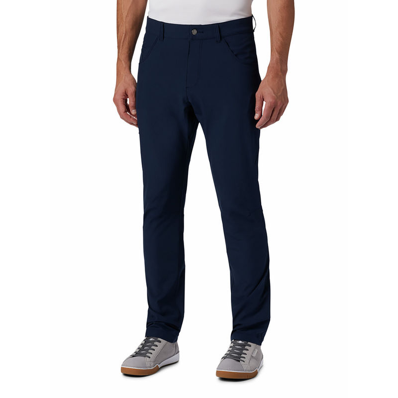 Columbia Mens Navy Omni-Shield Outdoor Elements Stretch Pant (36)