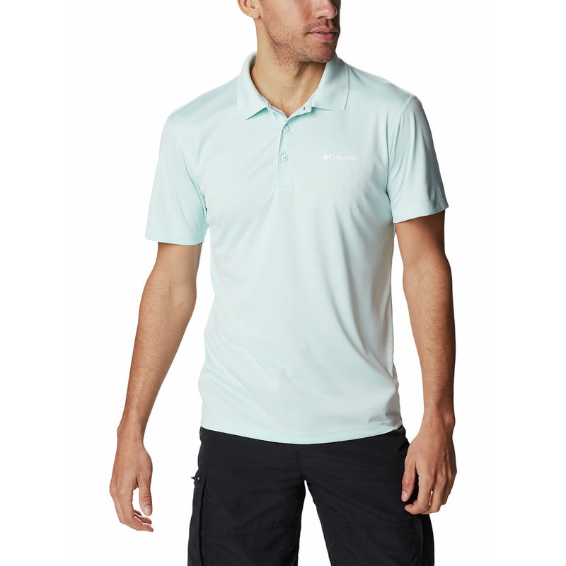 Columbia Mens Blue Omni-Freeze Zero Rules Polo Tshirt (M)