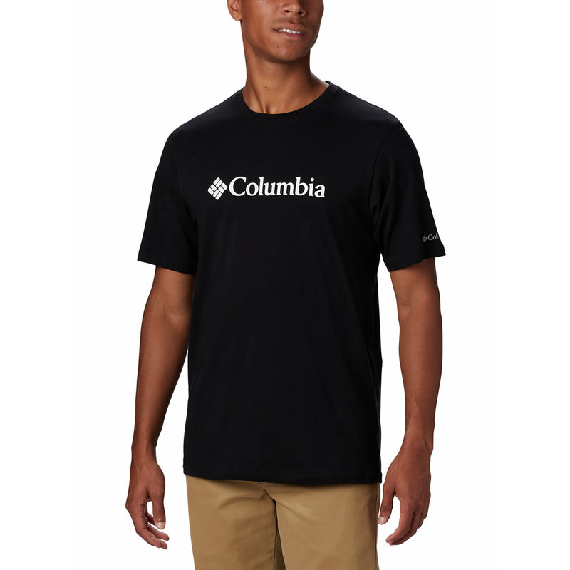 Columbia Mens Black CSC Basic Logo Short Sleeve Tshirt (S)