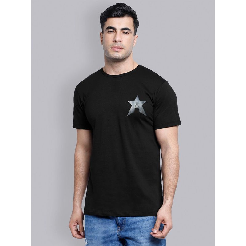 Free Authority The Falcon and The Winter Soldier Featured Black T-Shirt For Men (XL)