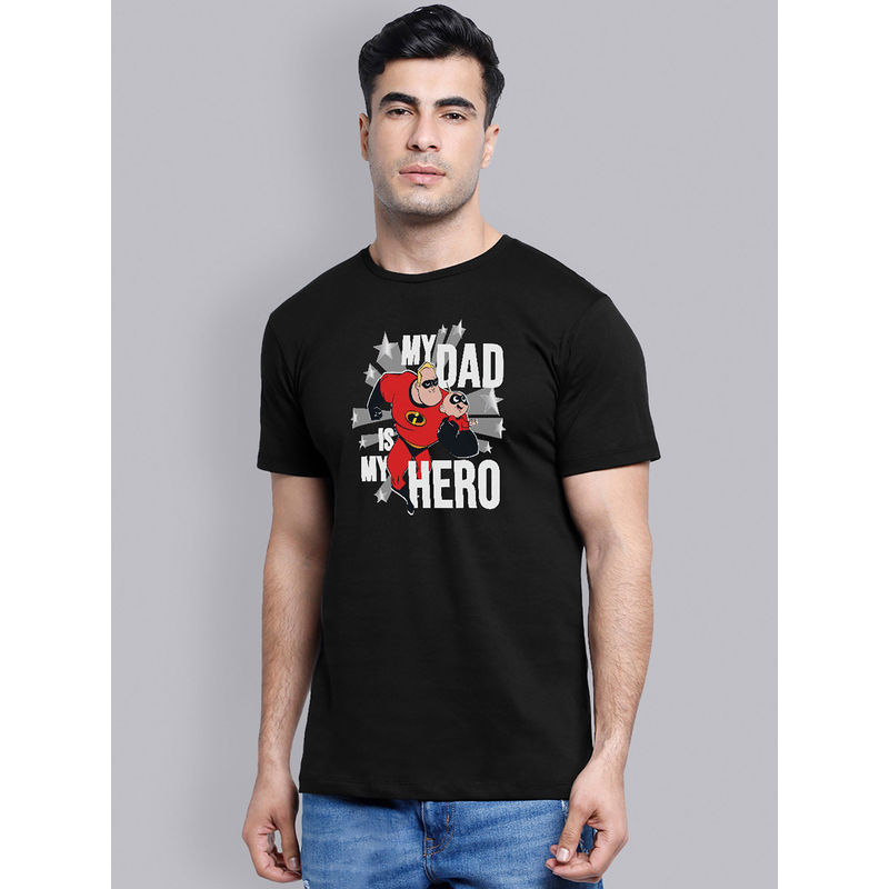 Free Authority The Incredibles Featured Black T-Shirt For Men (S)
