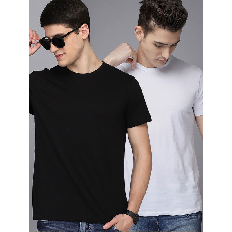 Free Authority Featured Pack of 2 Tshirt for Men (M)