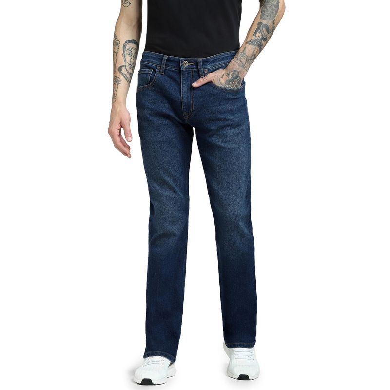 Jack & Jones Blue Low Rise Bootcut Jeans -30
