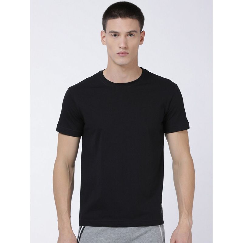 Levi's Men Ultra-Soft Cotton 300 Ls Classic Round Neck T-Shirt Black (L)