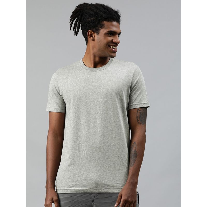 Levi's Men Ultra-Soft Cotton 300 Ls Classic Round Neck T-Shirt Grey (S)