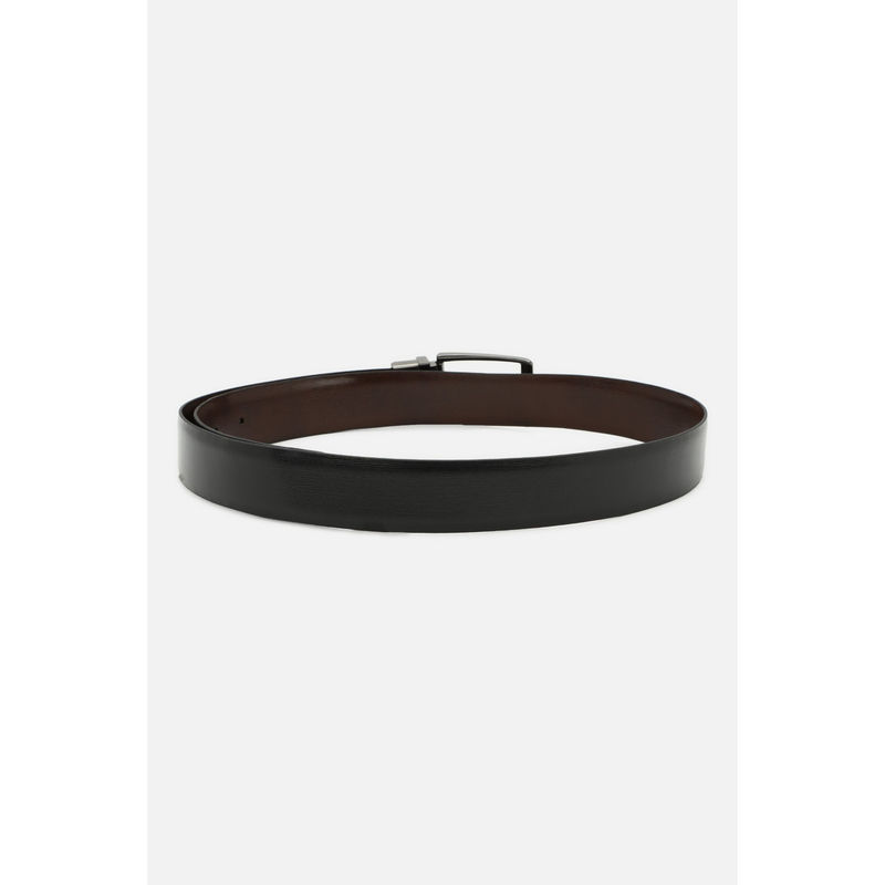Louis Philippe Black Reversible Belt (M)