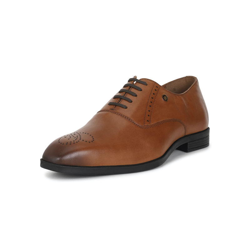 Louis Philippe Textured Brown Derbies (UK 8)