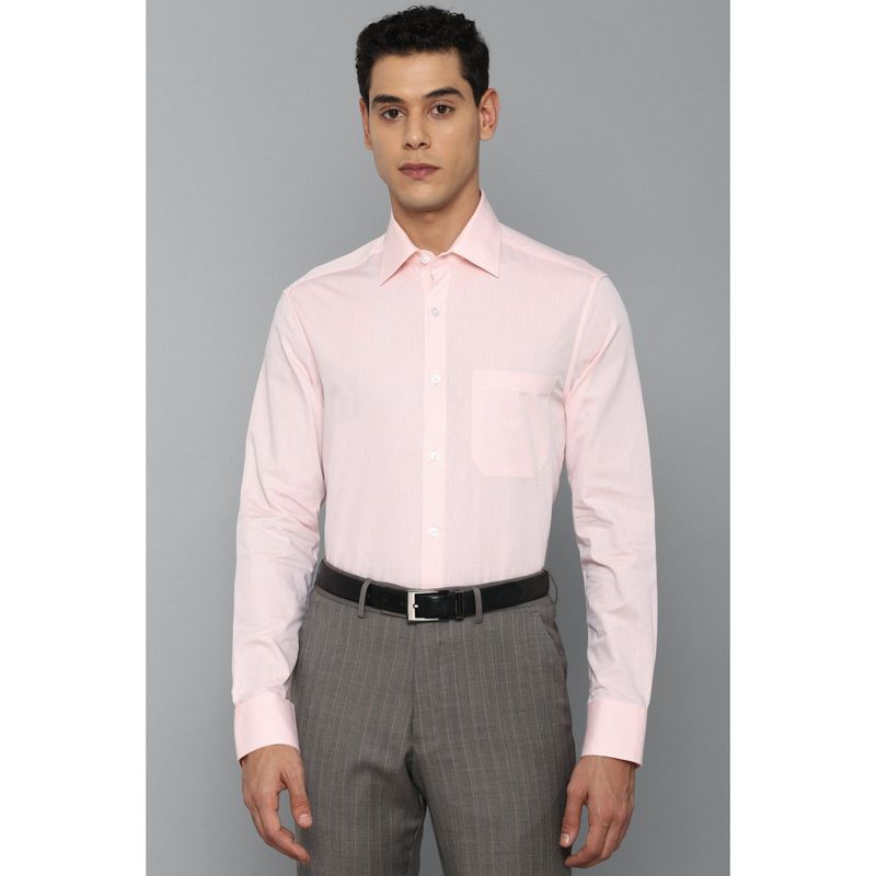 Louis Philippe Pink Formal Shirts (40)