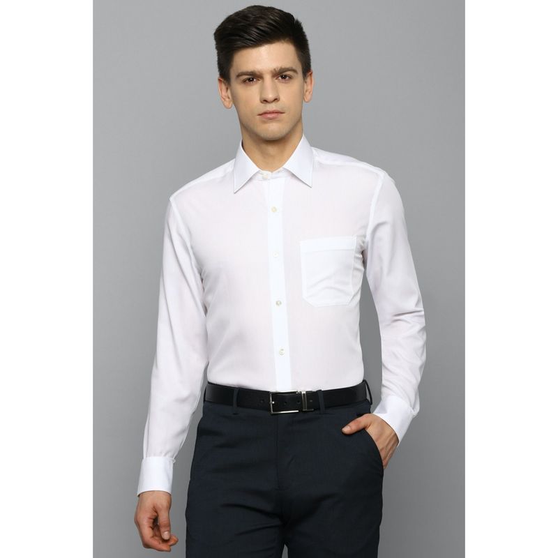 Louis Philippe Men White Formal Shirt (39)