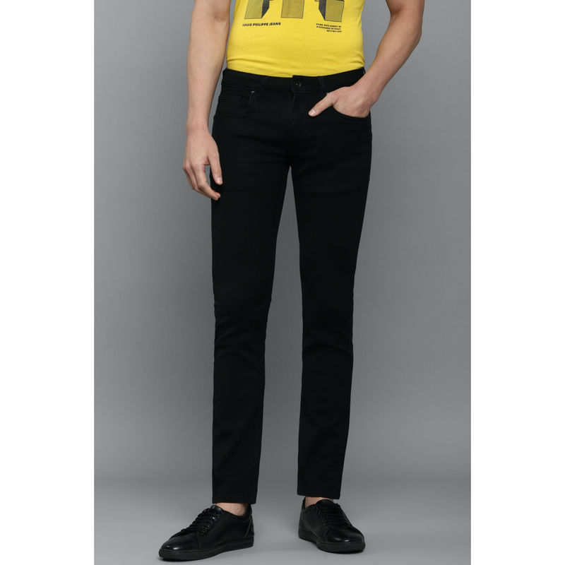 Louis Philippe Men Black Jeans (36)
