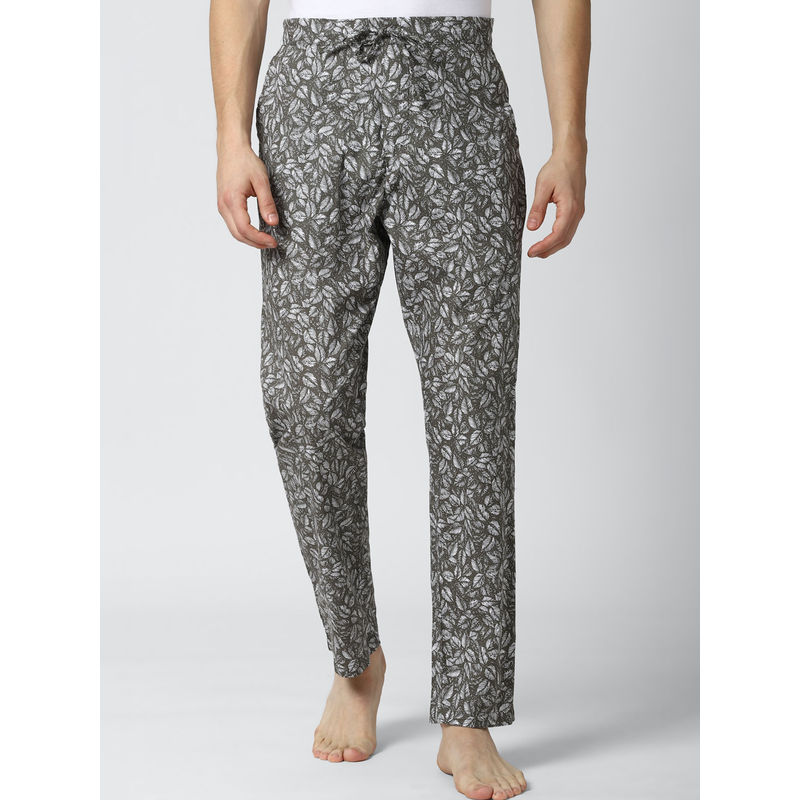Peter England Men Grey Pyjama (L)