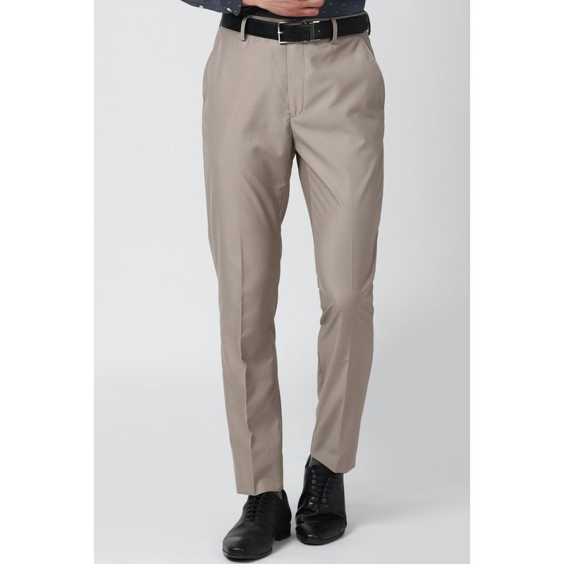Peter England Men Grey Formal Trouser (32)