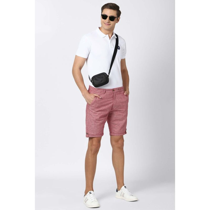 Peter England Men Pink Shorts (30)