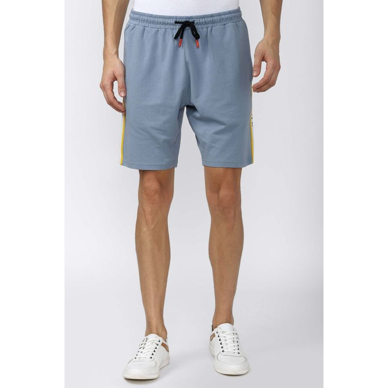 Peter England Men Blue Shorts (M)
