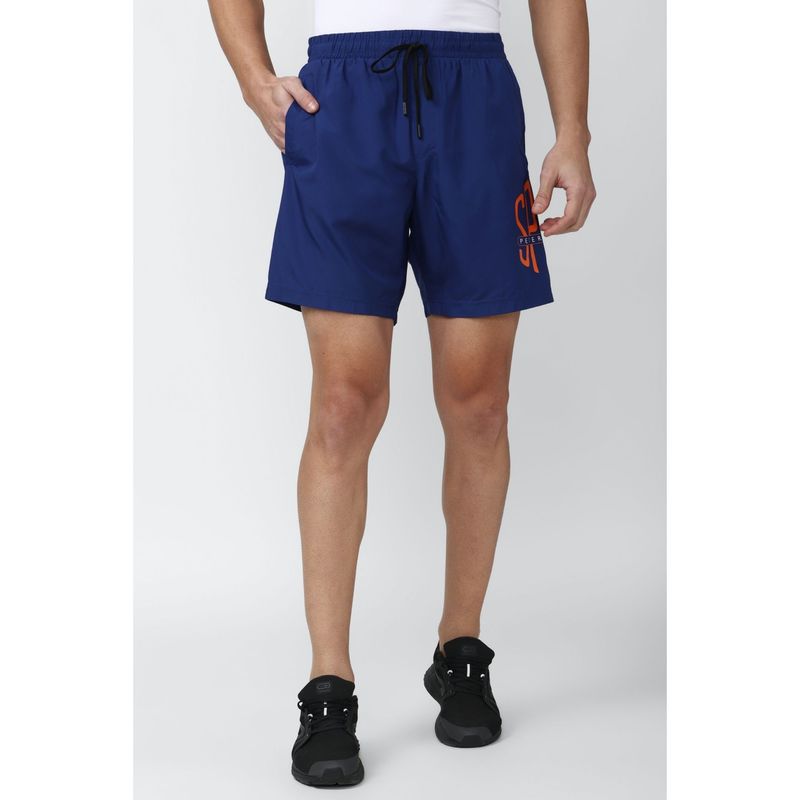 Peter England Casuals Men Blue Shorts (30)