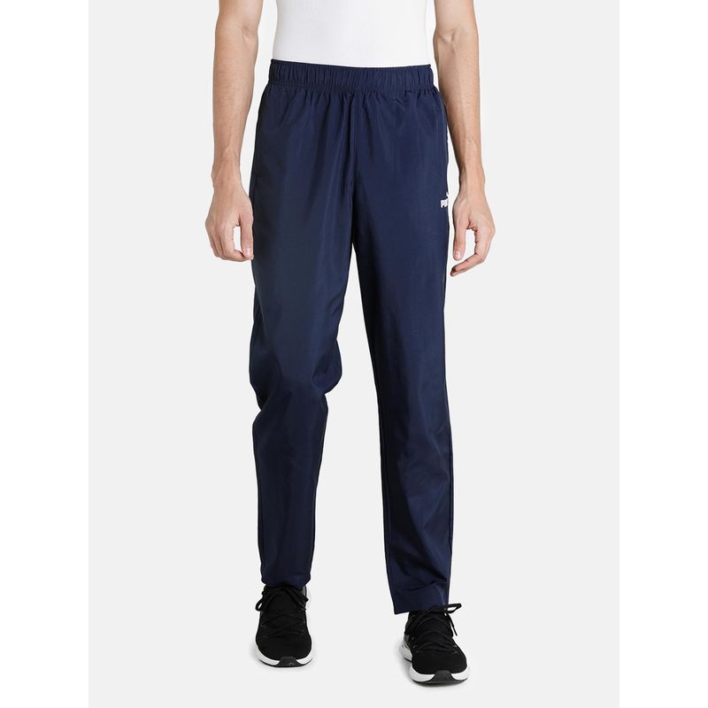 Puma Cr Woven Slim Fit Men Blue Pants (S)