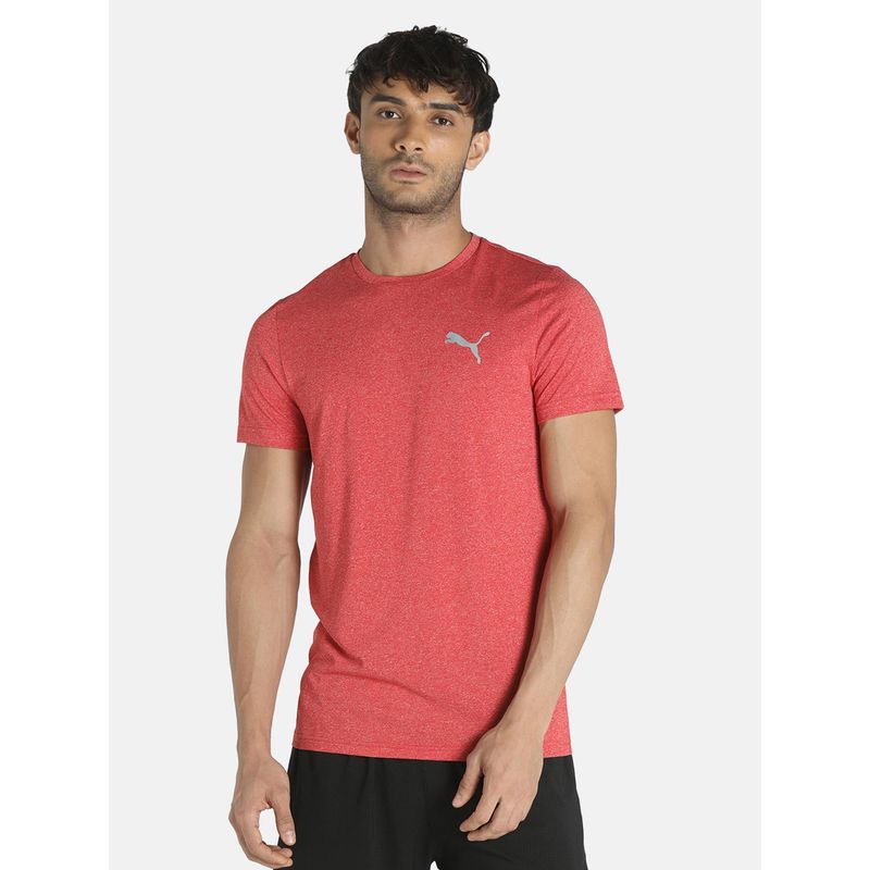 Puma Teams Czech Republic Heather Men Red T-Shirt (S)