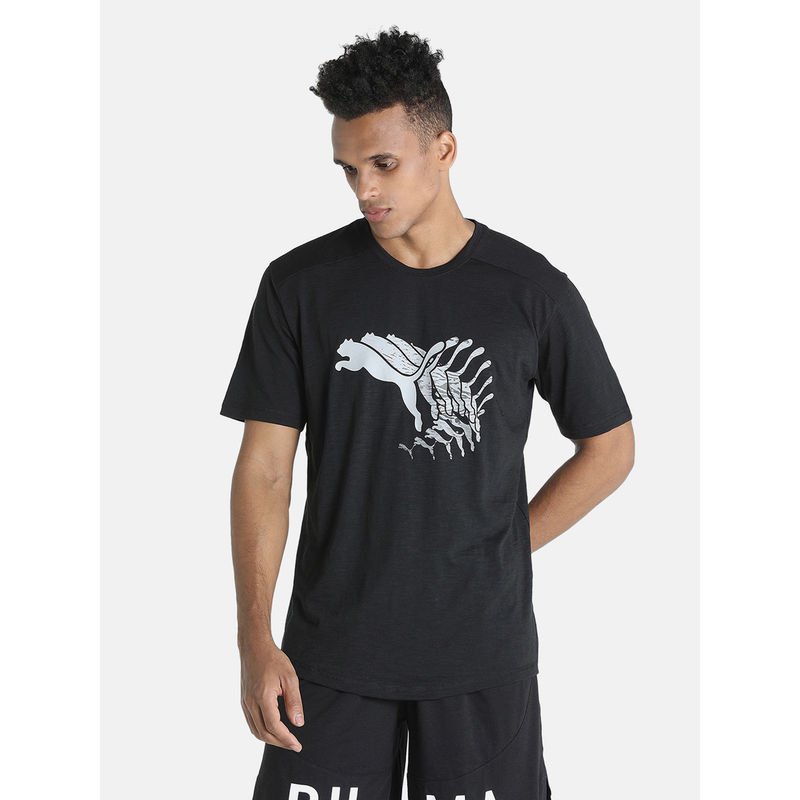 Puma Logo Short Sleeve Men's Running T-shirt (XS)