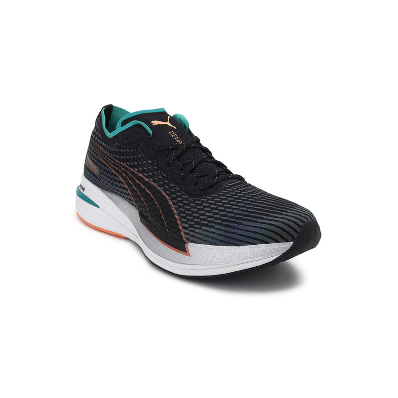 Puma Deviate Nitro WTR Black Trail Running Shoes (UK 6)