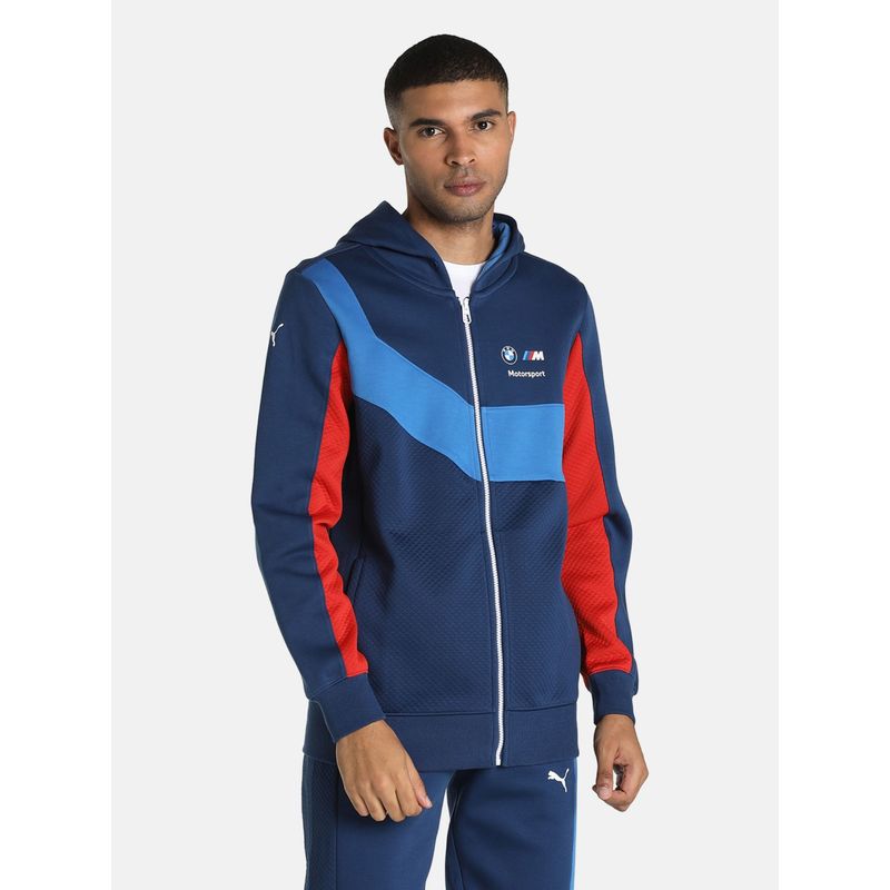 Puma BMW M Motorsport Hooded Men Blue Jacket (S)