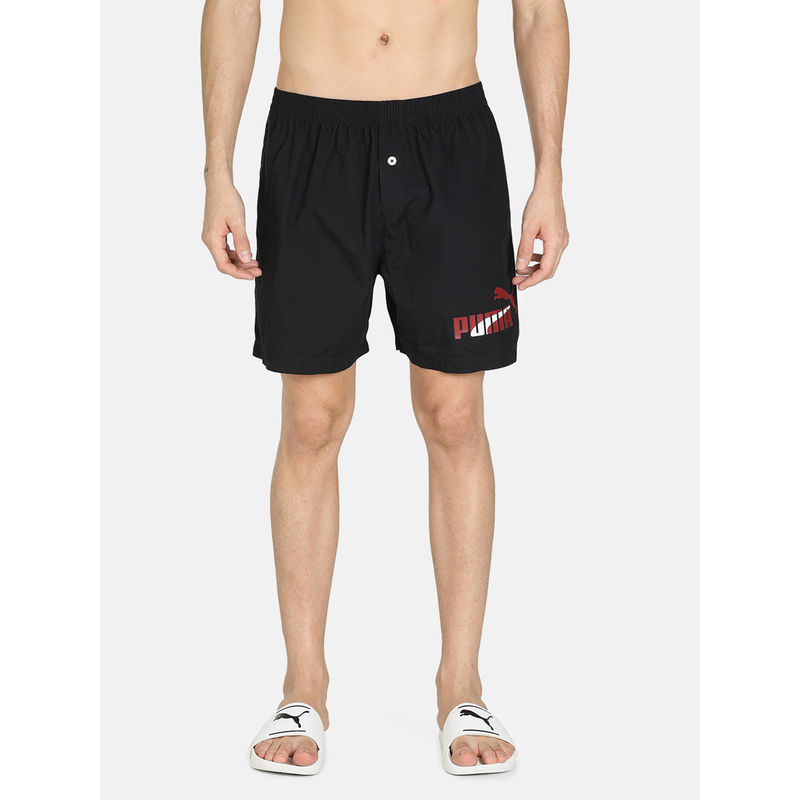 Puma Basic Woven Black Boxer (L)